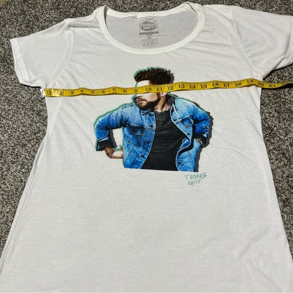 Thomas Rhett Concert Tour Shirt Size 2xl Home Team 2017 White-light Weight - Picture 5 of 6